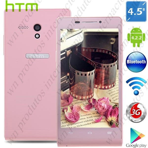 (HTM) A6 4.5 "Capacitive Touch MTK6572 Android 4.2.2 Dual