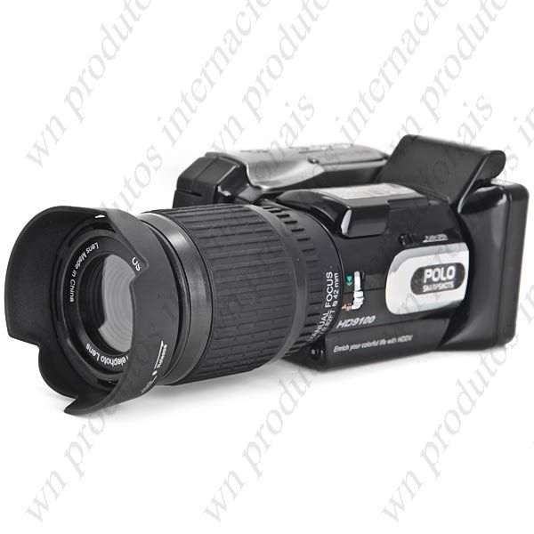 HD9100 90 ° Rotatable 2,5 lente "16.0MP Zoom óptico 16 X 720